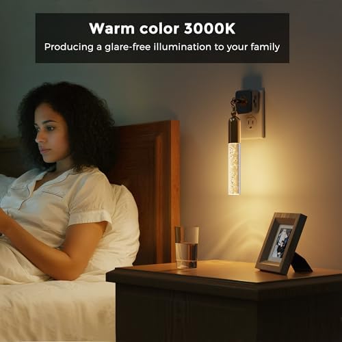 L LOHAS LED Night Lights Plug into Wall 2 Pack 0-100LM Dimmable Night Light - Image 5