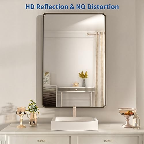 WEER Bronze Bathroom Vanity Mirror 22X30 Inch - Image 2