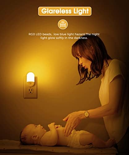 L LOHAS LED Amber Night Light, Night Lights Plug into Wall - Image 3
