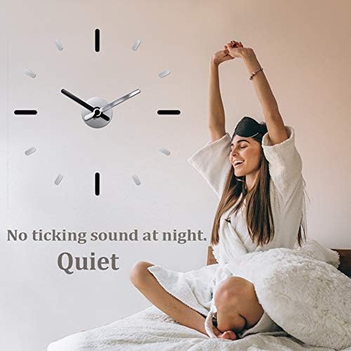 Presentime Large Frameless DIY Wall Clock - Image 3