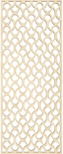 Resort Decorative Pierced Fretwork Wood Wall Panels, 9 3/8"W x 24 3/8"H x 3/8"T - Image 4