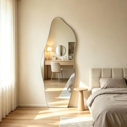 Full Length Wall Mirror, Cloud Irregular Shape, 63x24 Inch, - Image 7