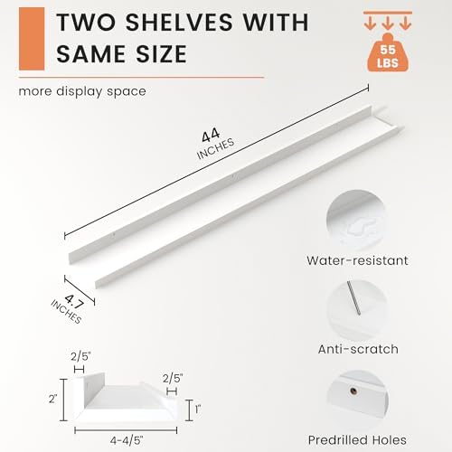 Picture Ledge Shelf, Floating Shelves - Image 2