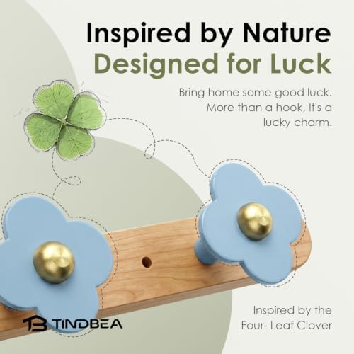 Tindbea Upgreded Heavy Duty Coat Rack Wall Mount - Image 2