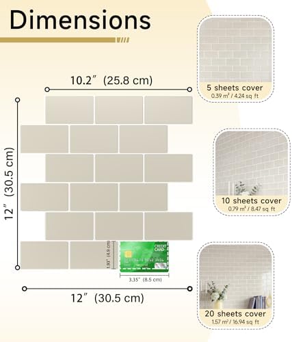 Yoillione Peel and Stick Backsplash - Image 5