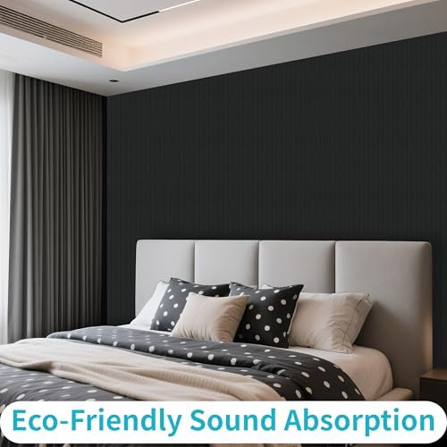 EVERECO 12 Pack Large Acoustic Wall Panels, 47.2 x 23.6 x 0.4 Inch, - Image 7