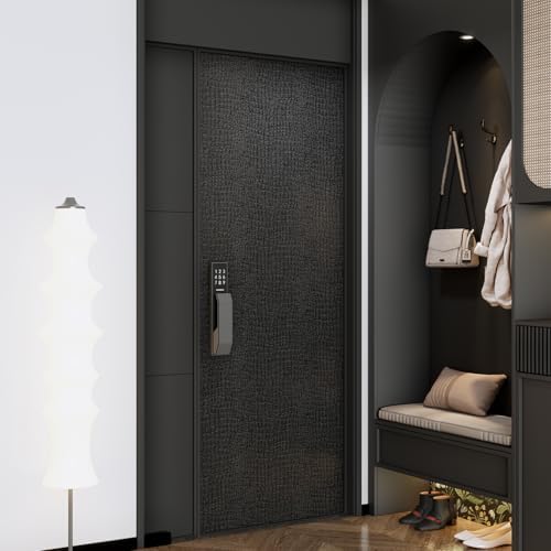 Simon&Siff 36"x120" Wide Black Crocodile Embossed Textured Contact Paper Peel - Image 5