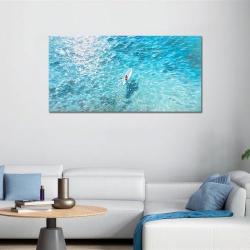 Anolyfi Coastal Ocean Canvas Wall Art - Image 6