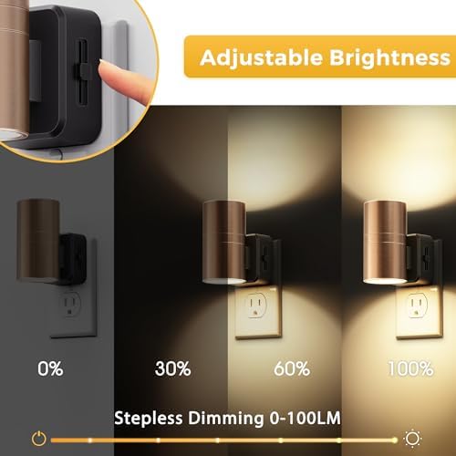 L LOHAS LED Night Light, 2 Pack Night Lights Plug into Wall - Image 3