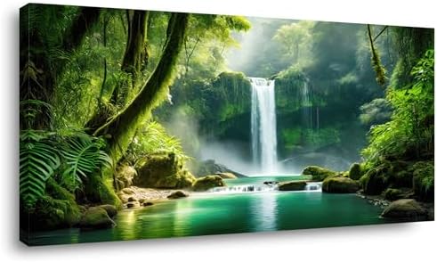 Lasdel Calm Waterfall Landscape Wall Art by Lasdel
