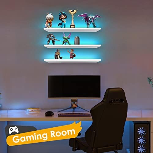 3-Pack Shelf Lights, Upgrade Battery Operated 20inch Led Strip Lights - Image 6