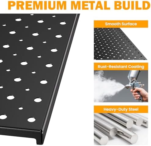 Pegboard Smith Metal Pegboard Panels, Pegboard Organizer System - Image 5