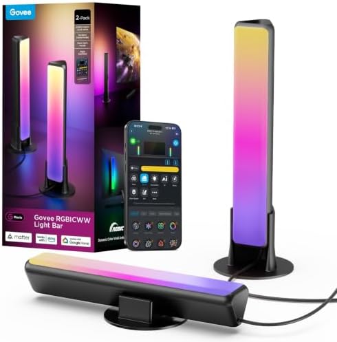 Govee Smart Light Bar, RGBICWW TV Lights by Unknown