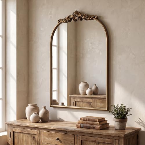 19x27in Ornate Baroque Vintage Mirror by Wemily