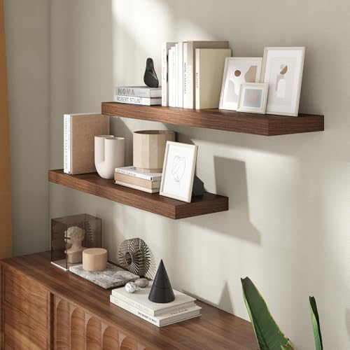 30 Inch Floating shelves for Wall, 8 Inch Deep, Invisible Brackets - Image 2