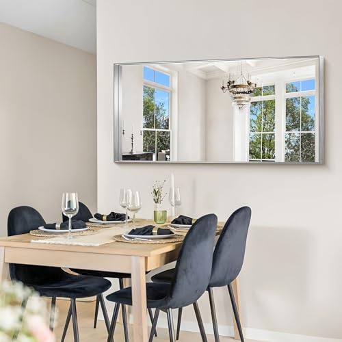 CIRCUMI Silver Bathroom Mirror - Image 6