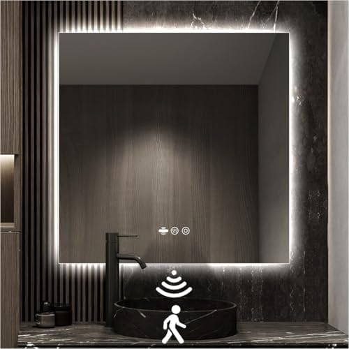 36 x 36 in Backlit LED Bathroom Mirror by nolsia