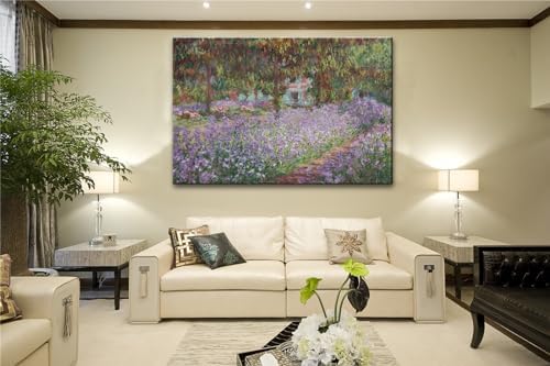 OKEXCKK Irises in Monet's Garden, 1900 by Claude Monet - Image 6
