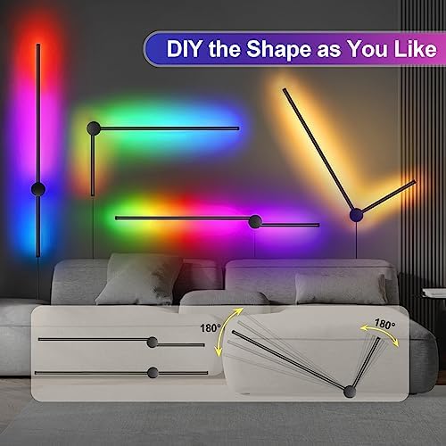 RGB LED Wall Sconces Set of Two - Image 4