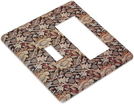 Outlet Covers Vintage William Morris Floral Plants 1 Toggle 1 Rocker - Image 3