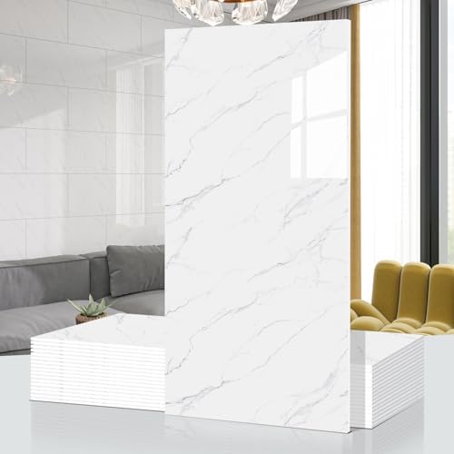 Marble Peel and Stick Backsplash 23.6 x11.8 in by Unknown