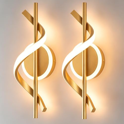EIDISUNY 2Pack LED Wall Sconces Indoor, 12W LED Wall Mount Lights, Modern by BuyNow%EF%BC%81
