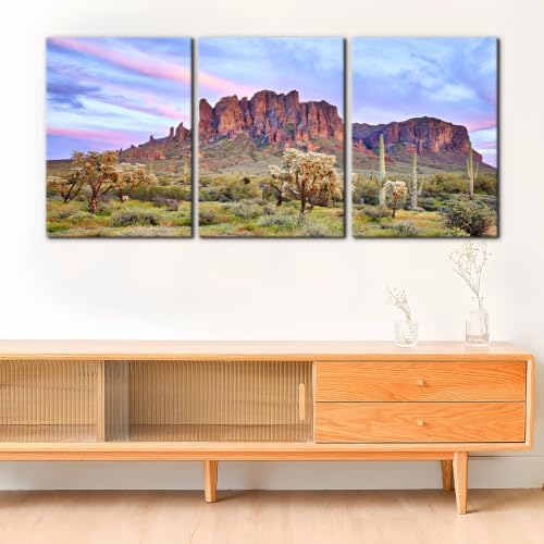 Pacimo Mountains Sunset Canvas Wall Decor Natural Landscape Wall Art Print on - Image 2