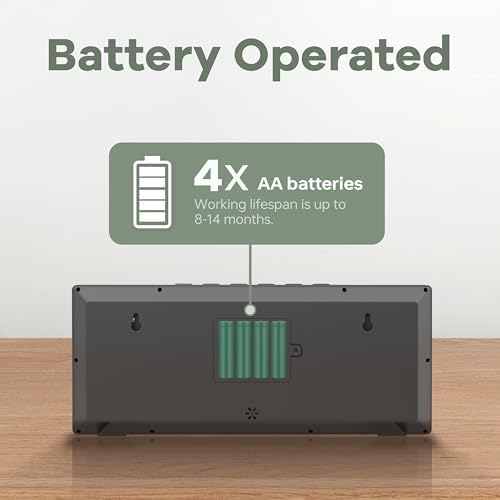 JALL Large Digital Wall Clock Battery Operated, Wall Clock - Image 3