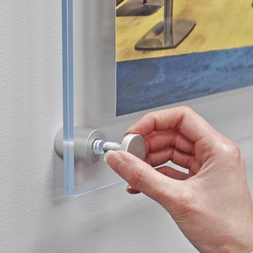 Azar Displays 105511 8.5" x 5.5" Standoff Sign Holder - Image 4