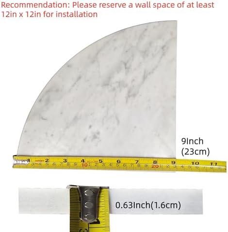 2 pcs Marble Shower Corner Shelf - Image 5