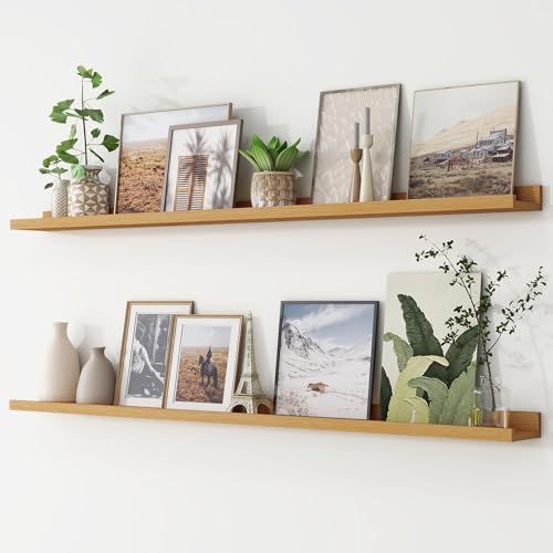 Picture Ledge Shelf, Long Floating Shelves by FLYJOE