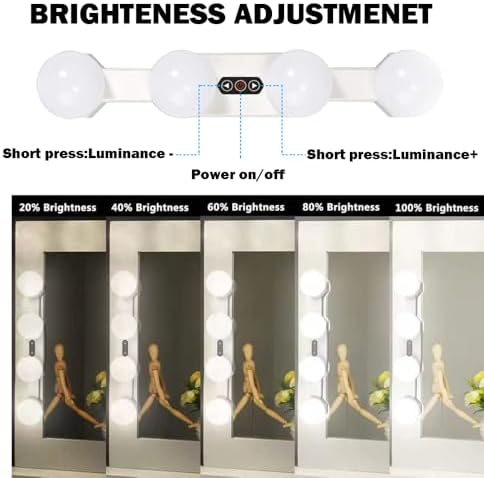 New Cordless Rechargeable LED Vanity Mirror Light - Image 4