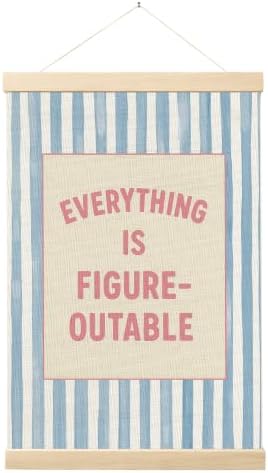 FGFK Positive Affirmations Wall Art Poster Hanger Frame 16x24 Inch by WelcometoFGFKhome