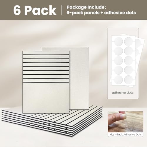 Acoustic Wall Panels 6-Pack 32"x24", Sound Dampening 4x8ft Panels - Image 3