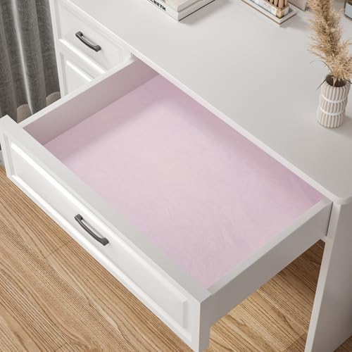CHIHUT 12''x100'' Pink Self Adhesive Felt Fabric Velvet Flocking Liner - Image 2