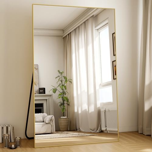 Easly Full Length Mirror with Stand 46"x76" Full Body Mirror Floor Mirror - Image 3