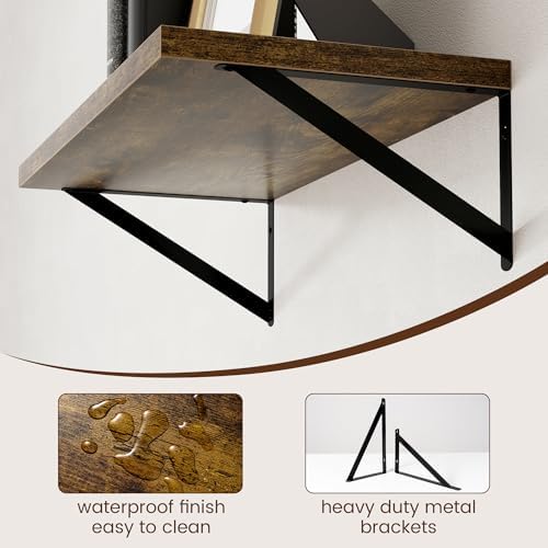 Axeman 12 Inch Deep Floating Shelves - Image 5