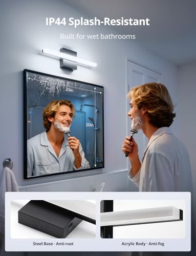 Combuh Bathroom Light Fixtures Above Mirror - Image 5
