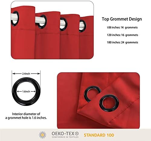 BONZER Extra Wide Room Divider Blackout Curtain Total Privacy - Image 3