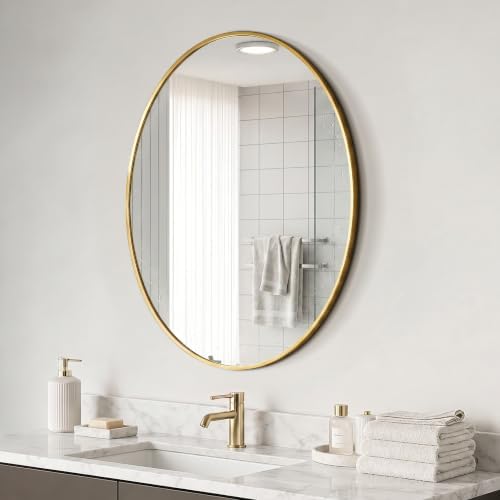 Oval Bathroom Mirror for Wall - Image 3