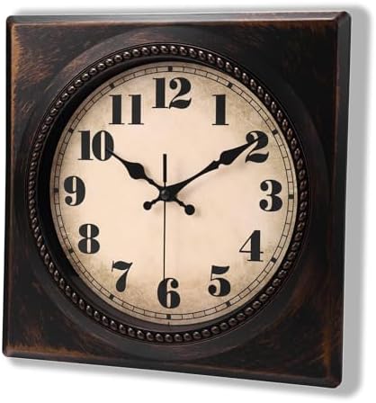 Wall Clock Vintage 1950s Style by Alarllok