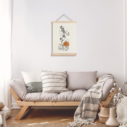 Supwhd Funny Halloween Skeleton Pumpkin Wall Art - Image 3