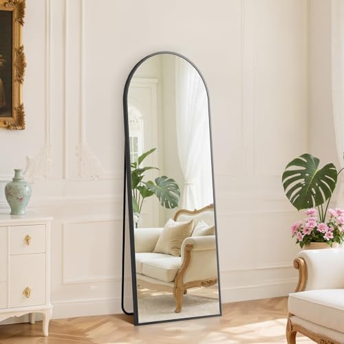 DUMOS 59"x16" Arched Full Length Floor Mirror, Full Body Mirror by DumosLifestyle