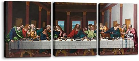 The Last Supper Painting Prints on Canvas Last Supper Wall Art Decor by Pacimo