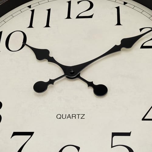 Foxtop Extra Large Wall Clock Silent Battery Operated Clock - Image 5