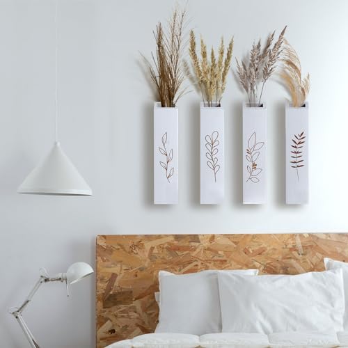 Wooden Wall Vase Planter Set of 4 - Image 6