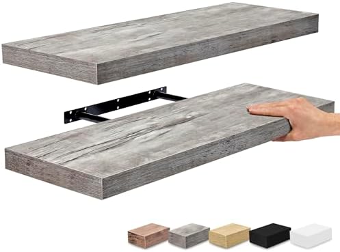 Sorbus Floating Shelves for Wall, Wood Wall Storage by Sorbus