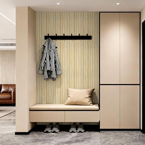Wood Slat 3D Wall Panels Peel and Stick, 15.7 x 118 in - Image 6