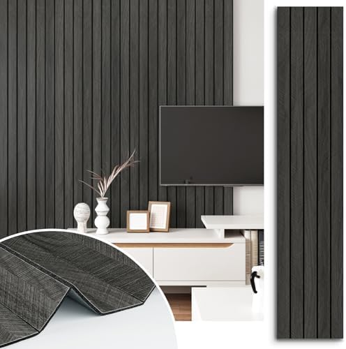 Wood Panels for Wall Decor Self Adhesive Wood Slat Wall Paneling by STICKEEP