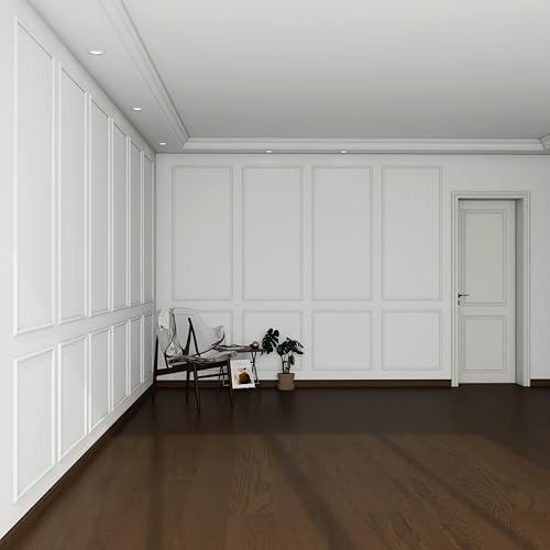 Pangda 10set Peel and Stick Wall Molding Kit 3D Premade by Pangda
